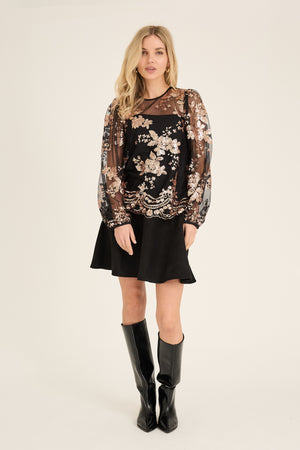 A-View Estelle Blouse Blouse 307 Rose Gold