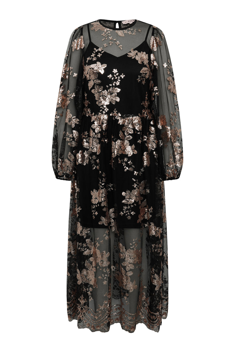 A-View Estelle dress AV6095 Dresses 307 Rose gold