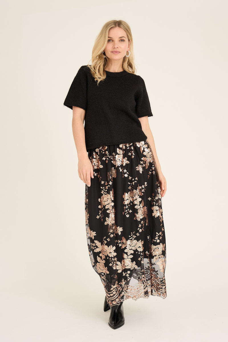 A-View Estelle skirt AV6094 Skirt 307 Rose gold