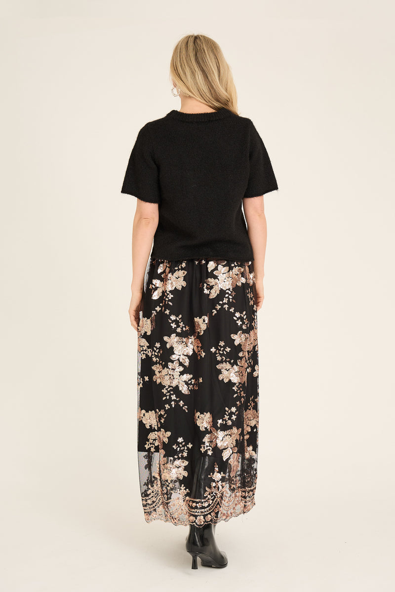 A-View Estelle skirt AV6094 Skirt 307 Rose gold