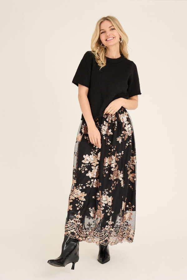 A-View Estelle skirt AV6094 Skirt 307 Rose gold