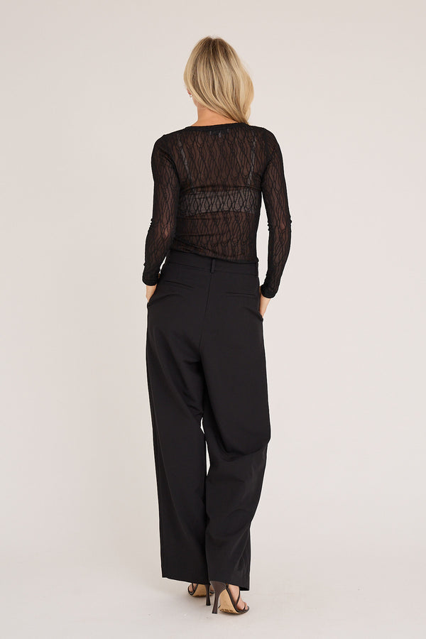 A-View Evalla blouse AV6087 Blouse 999 Black