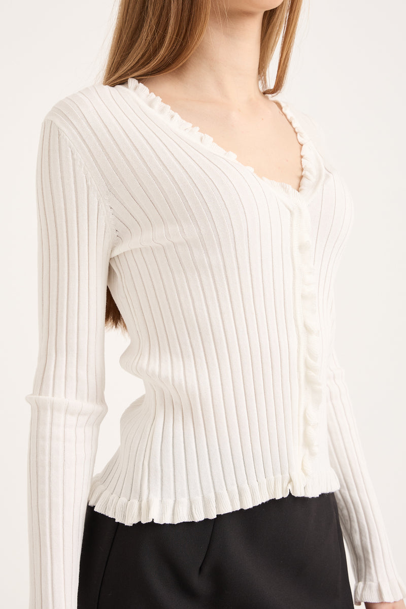 A-View Fabian cardigan AV1575 Blouse 000 White