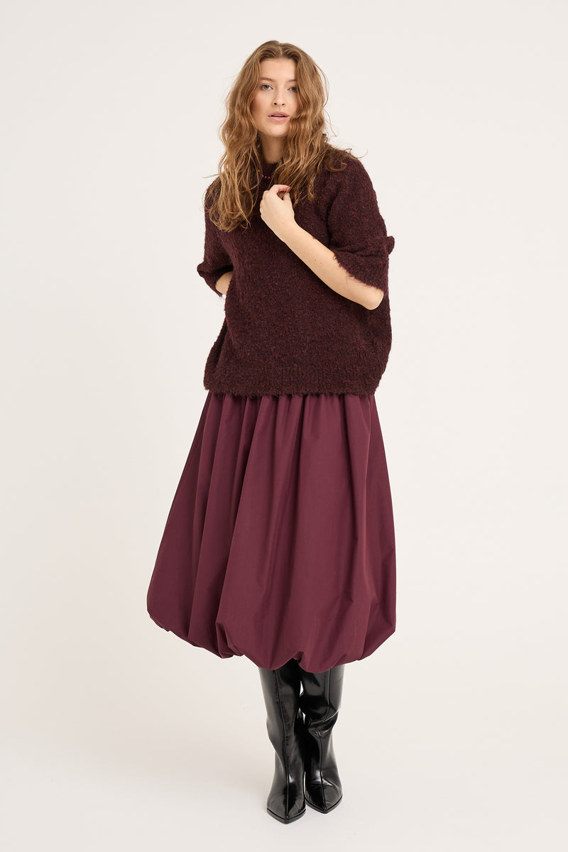 A-View Fia Long Baloon Skirt AV5096 Skirt 042 Bordeaux
