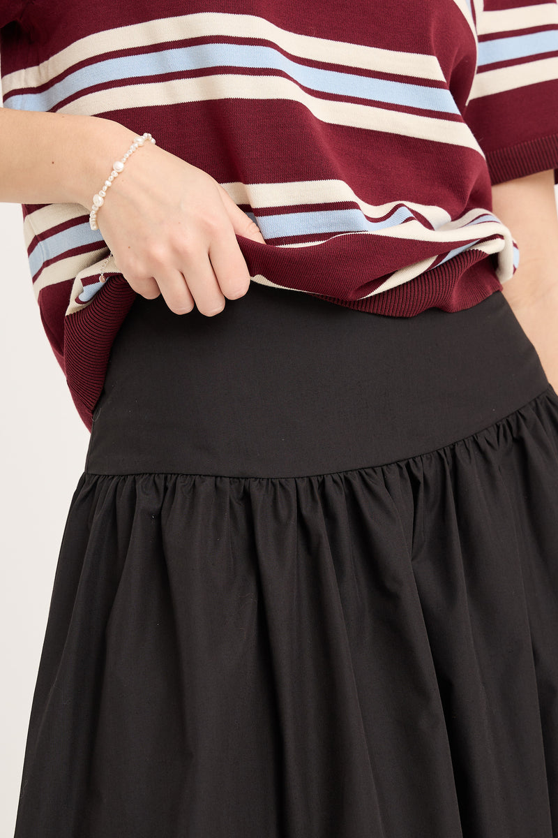 A-View Fia Long Baloon Skirt AV5096 Skirt 999 Black