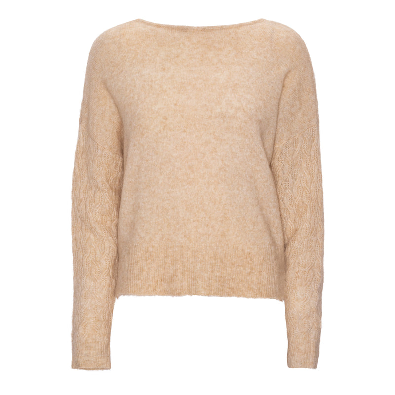 A-View Filippa Knit pullover AV4115 Knit 004 Sand