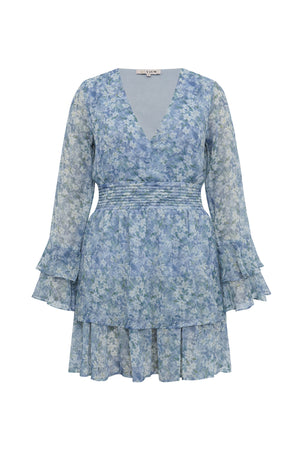A-View Florella short dress AV8102 Dresses 181 Blue/Off White