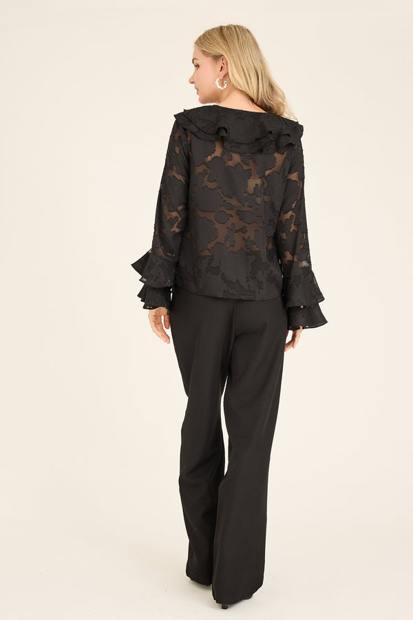 A-View Floretta blouse AV6090 Blouse 999 Black