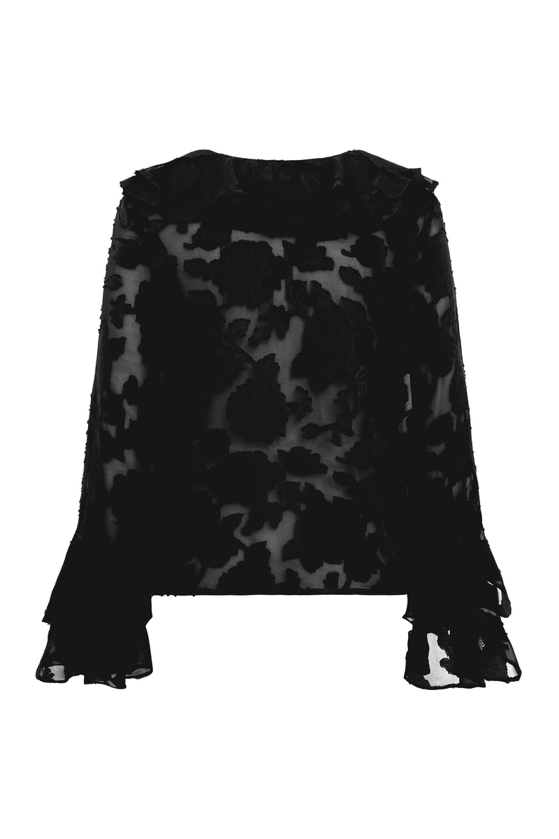 A-View Floretta blouse AV6090 Blouse 999 Black