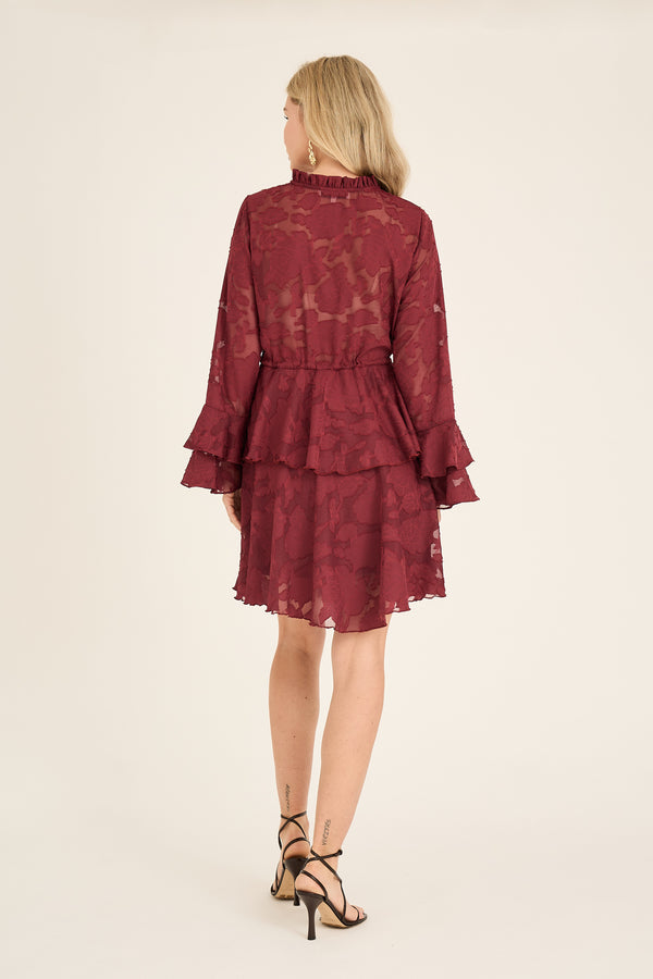 A-View Floretta blouse AV7022 Dresses 266 Cabernet