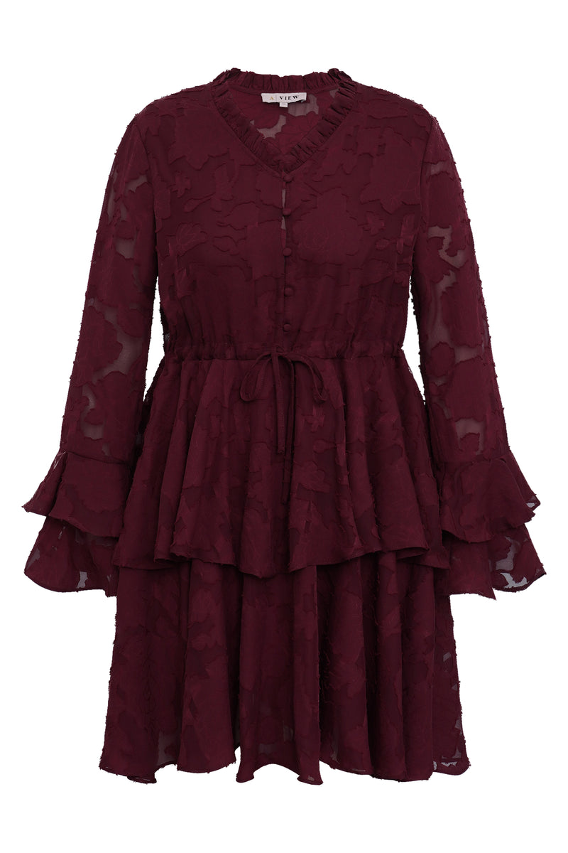 A-View Floretta blouse AV7022 Dresses 266 Cabernet