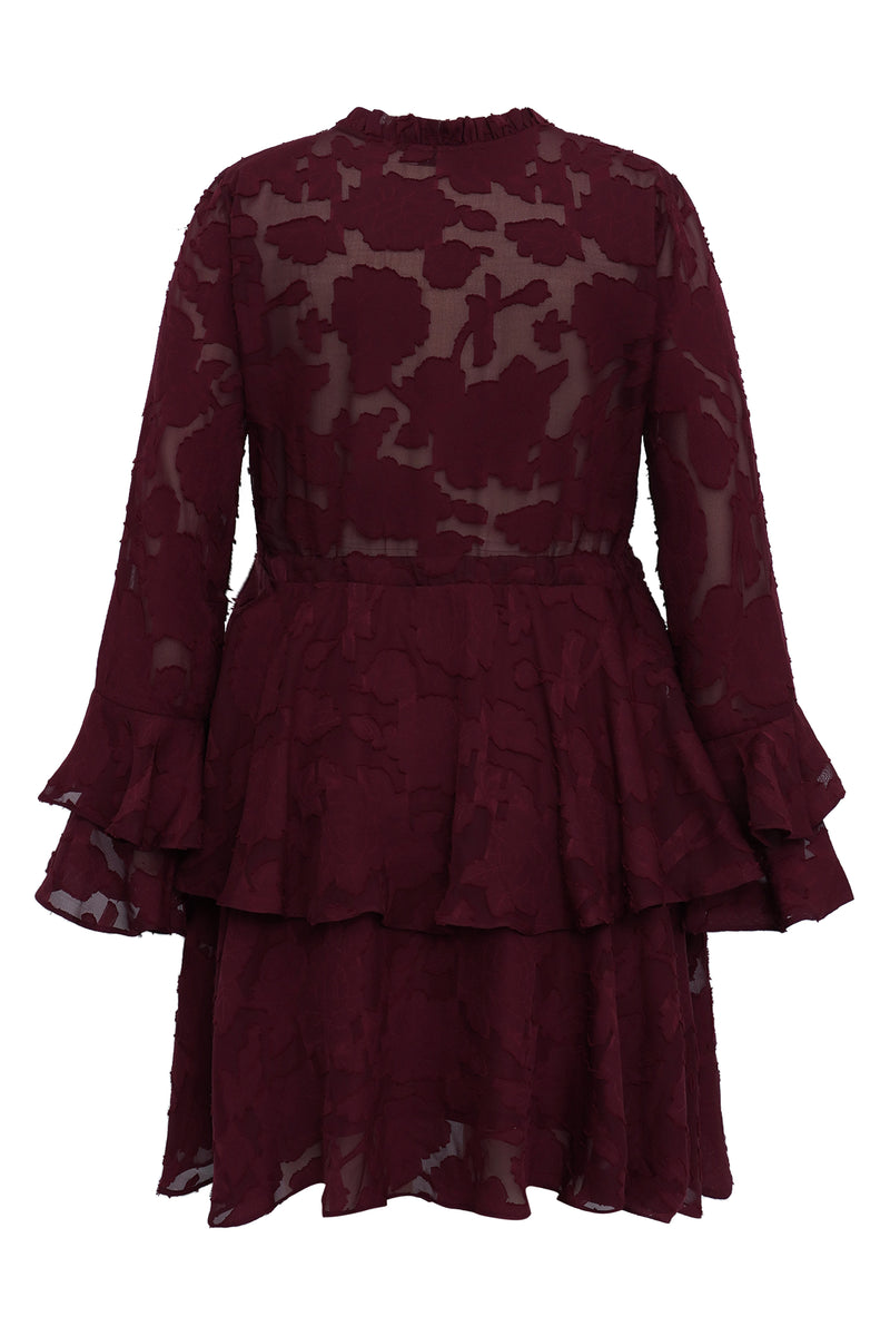 A-View Floretta blouse AV7022 Dresses 266 Cabernet