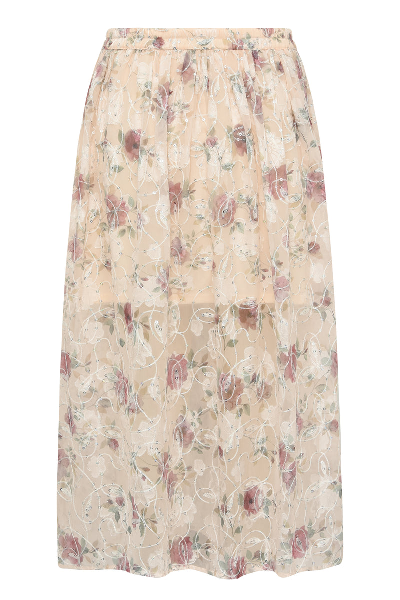 A-View Flounce skirt AV7040 Skirt 308 Sand/dusty green
