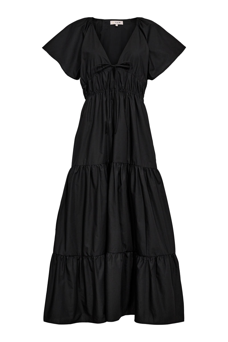 A-View Fransisko maxi dress AV5006 Dresses 999 Black