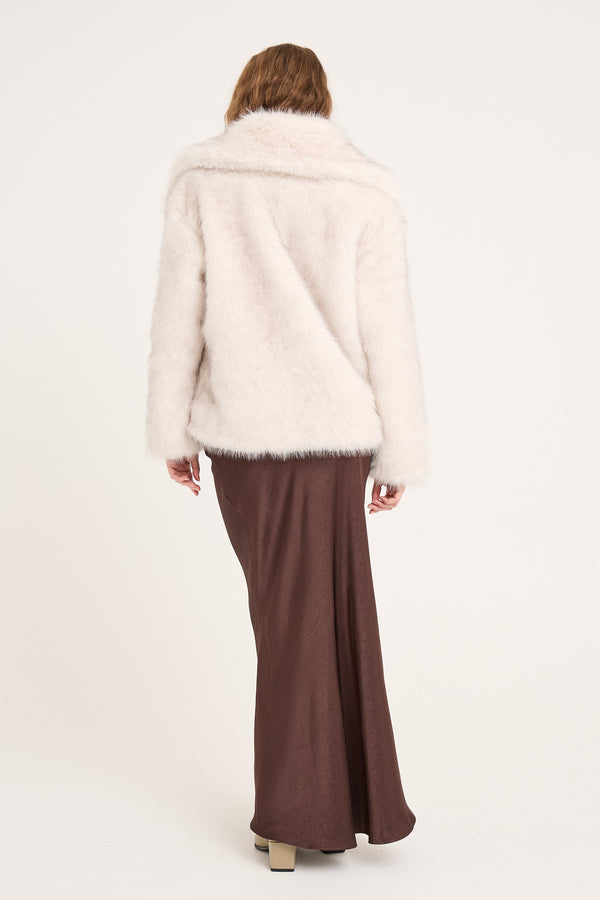 A-View Fur Jacket AV5078 Jacket 864 White/black