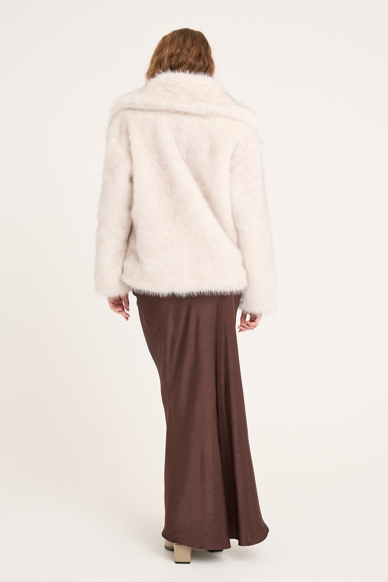 A-View Fur Jacket AV5078 Jacket 864 White/black