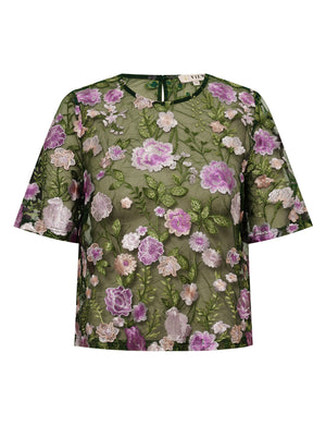 A-View Fuschia Blouse Blouse 858 Dark Green