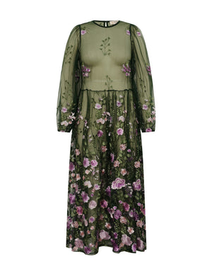 A-View Fuschia Dress Dresses 858 Dark Green