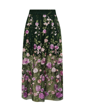 A-View Fuschia Skirt Skirt 858 Dark Green
