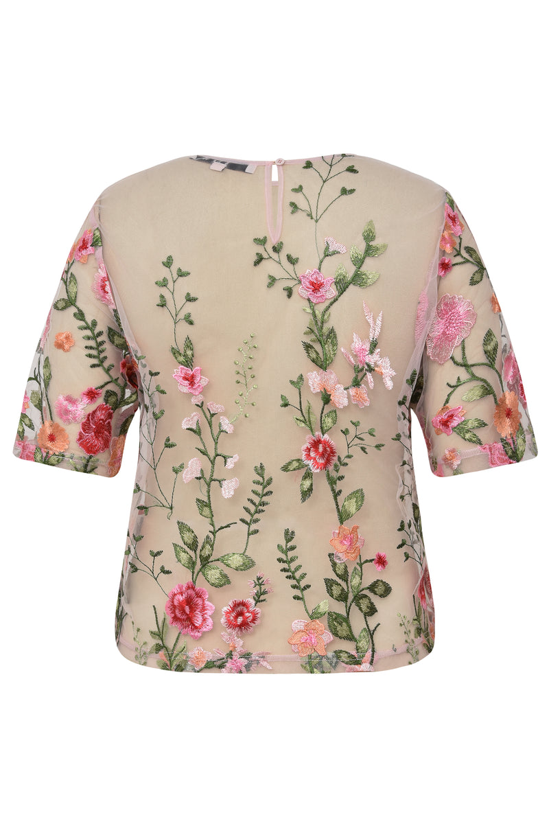 A-View Fuschia blouse AV4594 Blouse 258 rose/pink