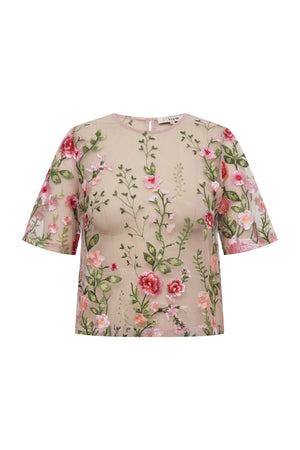 A-View Fuschia blouse AV4881 Blouse 255 Rose/Red