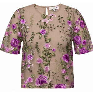 A-View Fuschia blouse AV4881 Blouse 866 Almond/Orchid