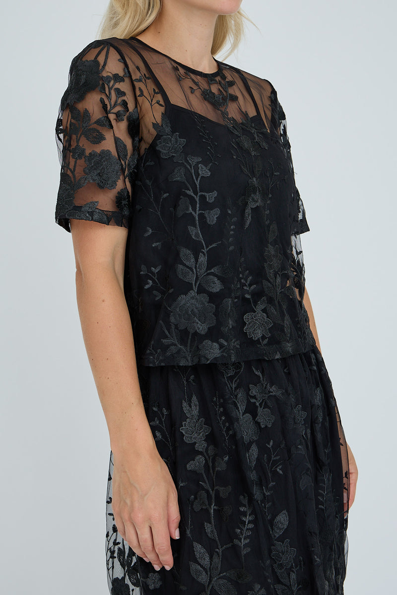 A-View Fuschia blouse AV4881 Blouse 999 Black