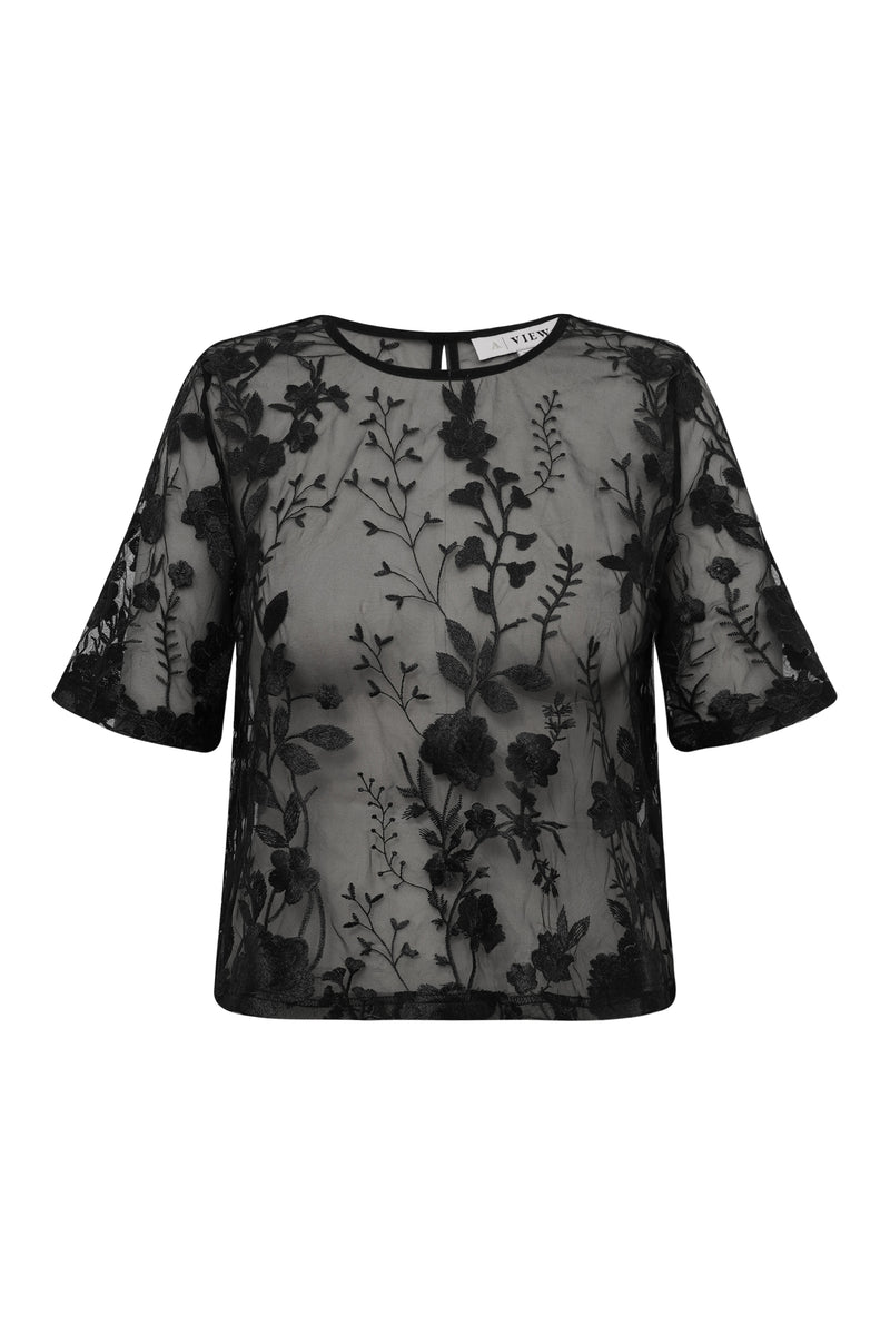 A-View Fuschia blouse AV4881 Blouse 999 Black