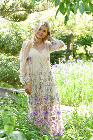 A-View Fuschia Dress Dresses 180 Green/Purple