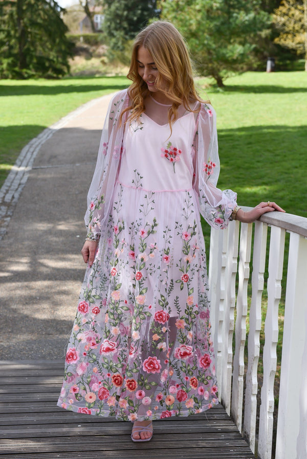 A-View Fuschia dress AV4614 Dresses 258 rose/pink