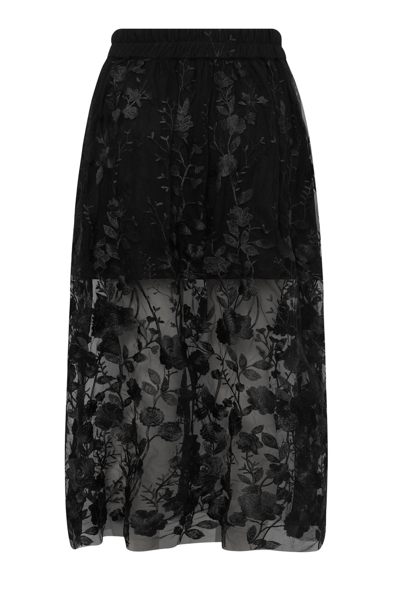 A-View Fuschia skirt AV4624 Skirt 999 Black