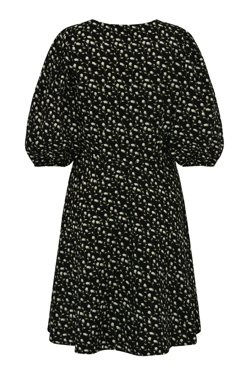 A-View Gino 3/4 dress AV4853 Dresses 372 Black/Green/Off white