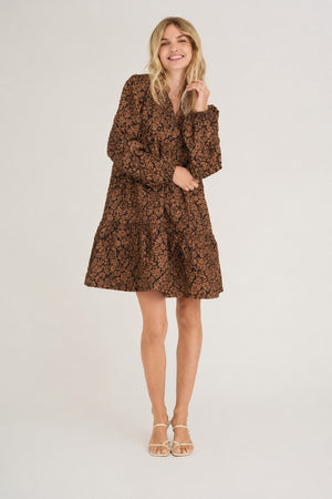 A-View Ida Dress Dresses 194 Dark Brown