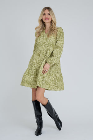 A-View Ida Dress Dresses 860 Lime