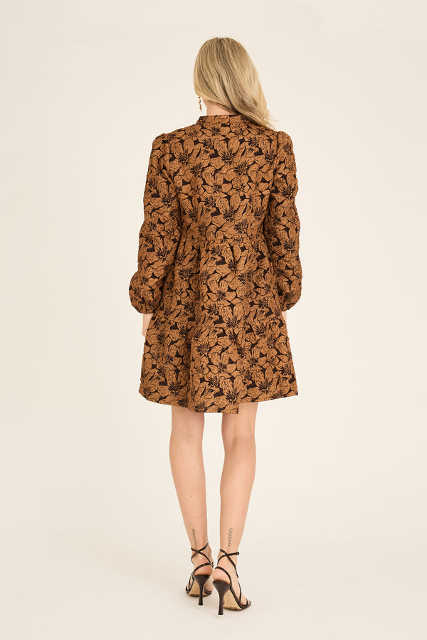 A-View Ida Dress AV4847 Dresses 117 Brown