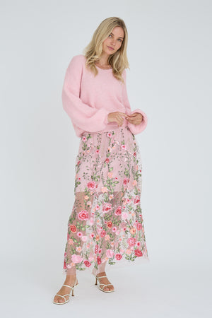 A-View Inge V-neck Knit Knit 298 Rose