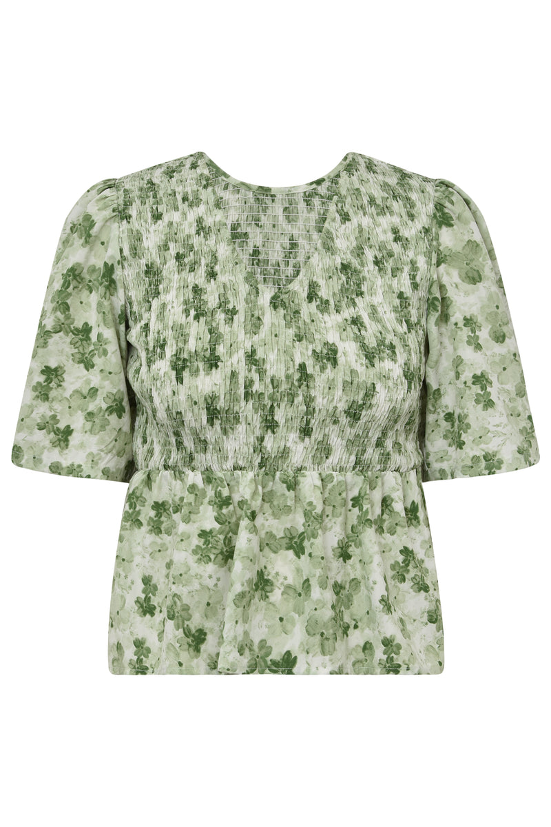 A-View Jessica blouse AV6079 Blouse 122 Green/White