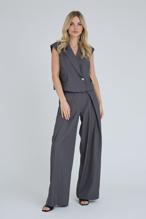 A-View Jula Pants Pants 990 Medium Grey Melange