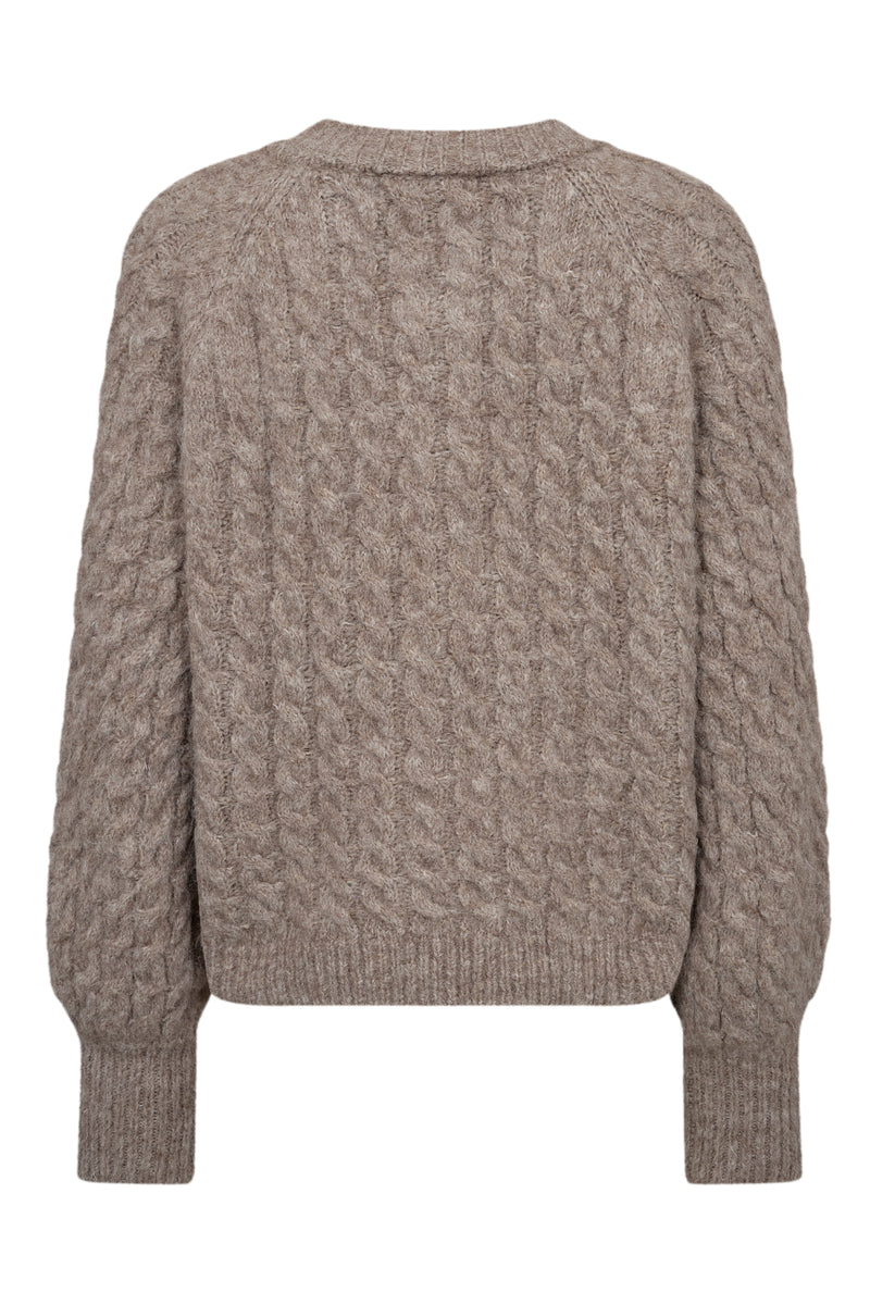 A-View Kabba knit cardigan AV6022 Knit 118 Light Brown