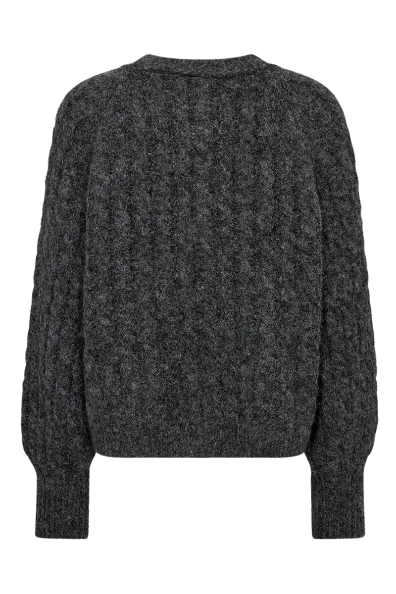 A-View Kabba knit cardigan AV6022 Knit 283 Dark grey
