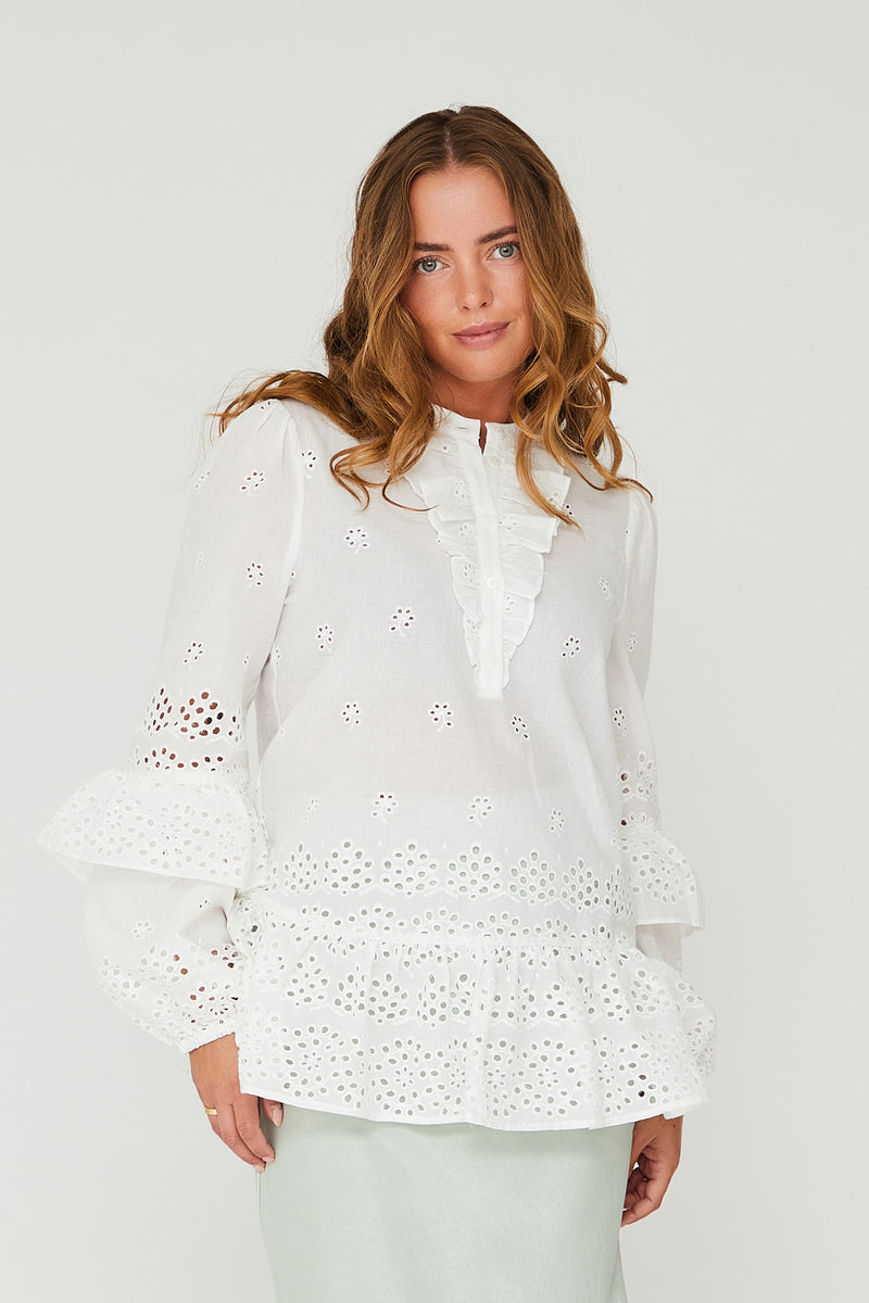 A-View Kara blouse AV4379 Blouse 000 White