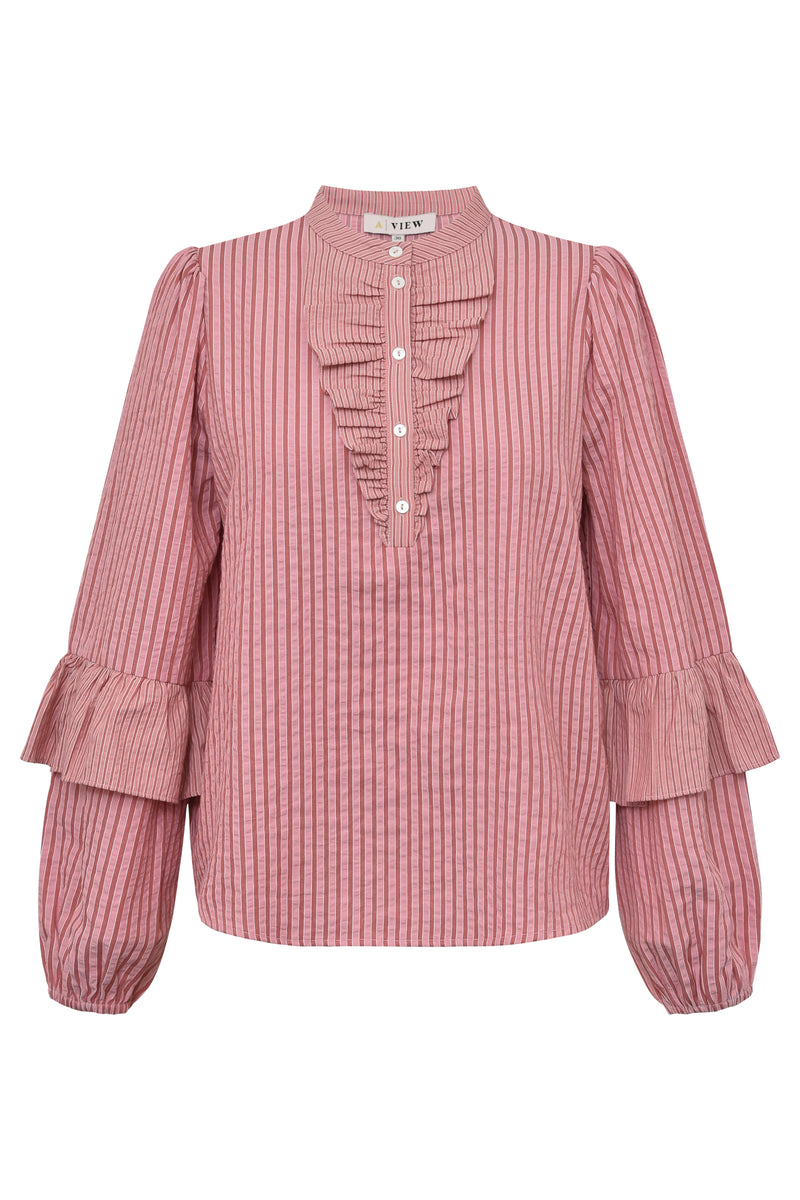 A-View Karin blouse AV4380 Blouse 255 rose/red