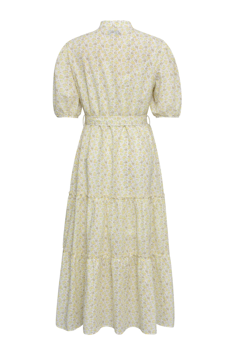 A-View Kate s/s long dress AV4693 Dresses 069 Pale yellow