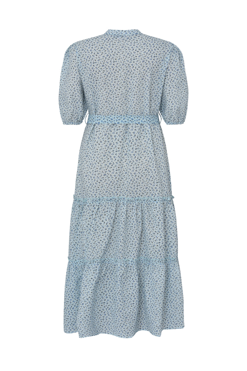 A-View Kate s/s long dress AV4693 Dresses 212 Light blue/blue