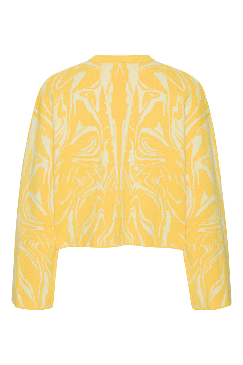 A-View Kira swirly blouse AV3152 Blouse 206 Yellow