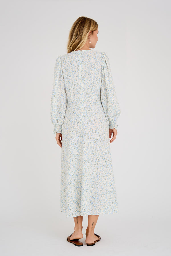 A-View Leoni dress AV4722 Dresses 091 Blue/white