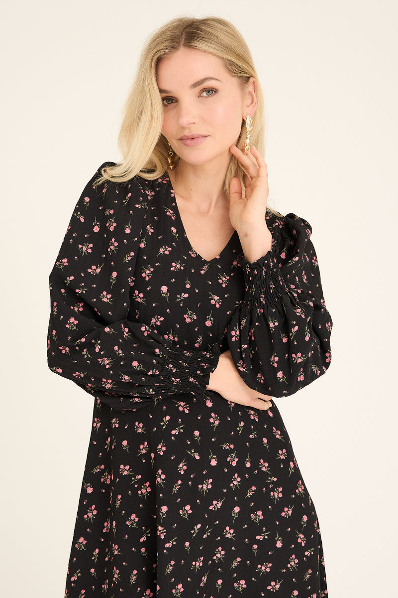 A-View Leoni dress AV4722 Dresses 163 Black/Pink
