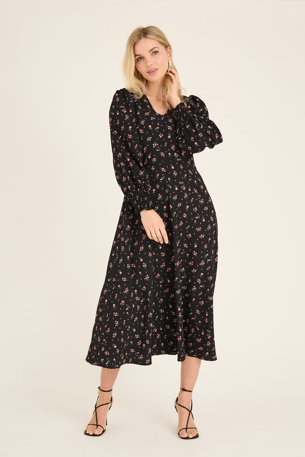 A-View Leoni dress AV4722 Dresses 163 Black/Pink