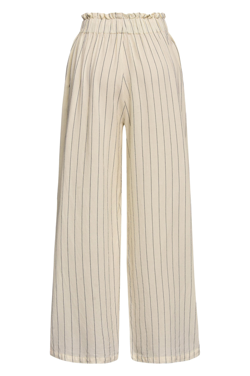 A-View Lerke stripe pants AV4544 Pants 005 Off white