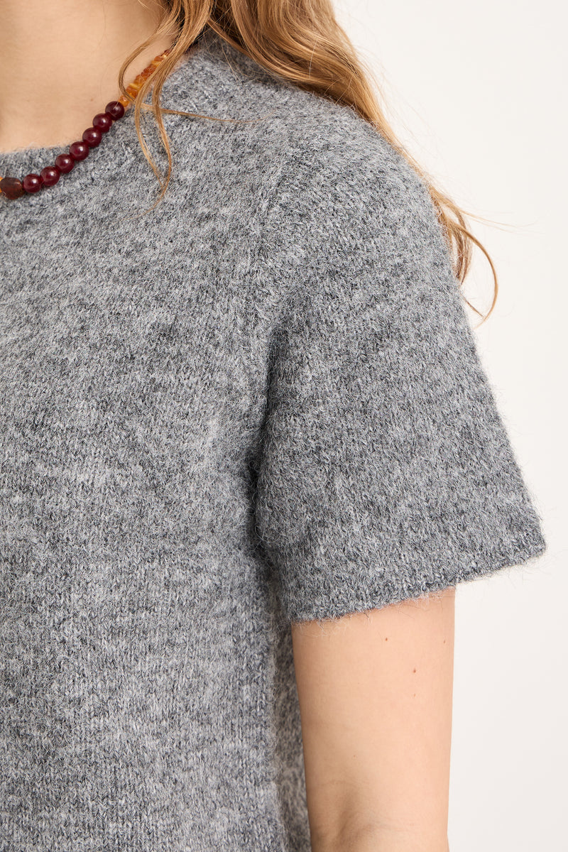 A-View Libby knit pullover AV6036 Knit 990 Medium grey melange
